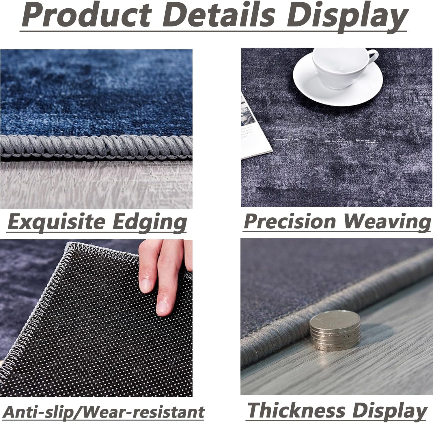 Graphene Electric Heated Rug with Timer 80x160cm
