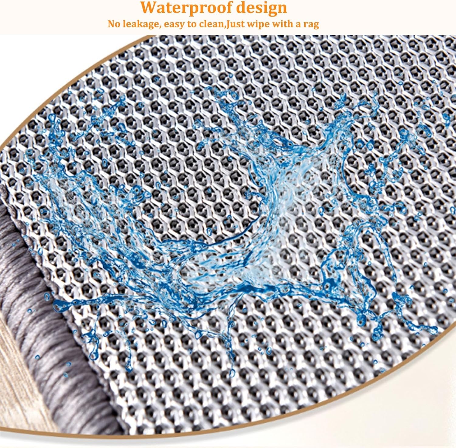 Modern Machine Washable Heated Area Rug with Timer