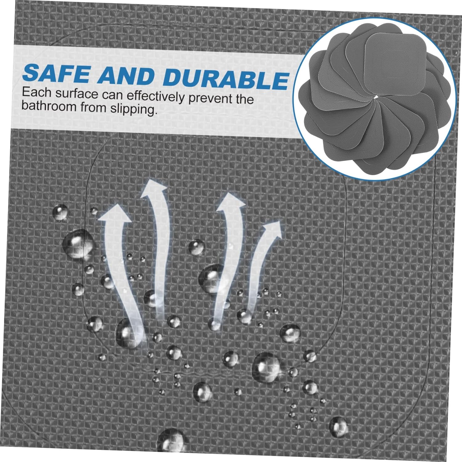 Zerodeko Non-Slip Bath Floor Stickers