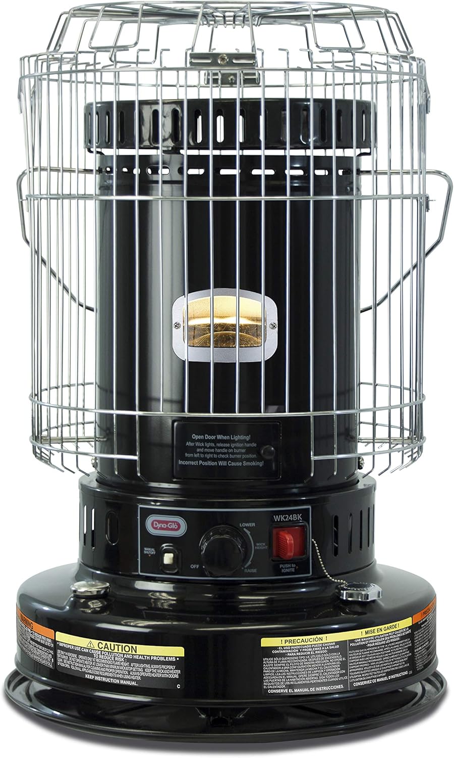 Dyna-Glo WK24BK Indoor Kerosene Heater Black
