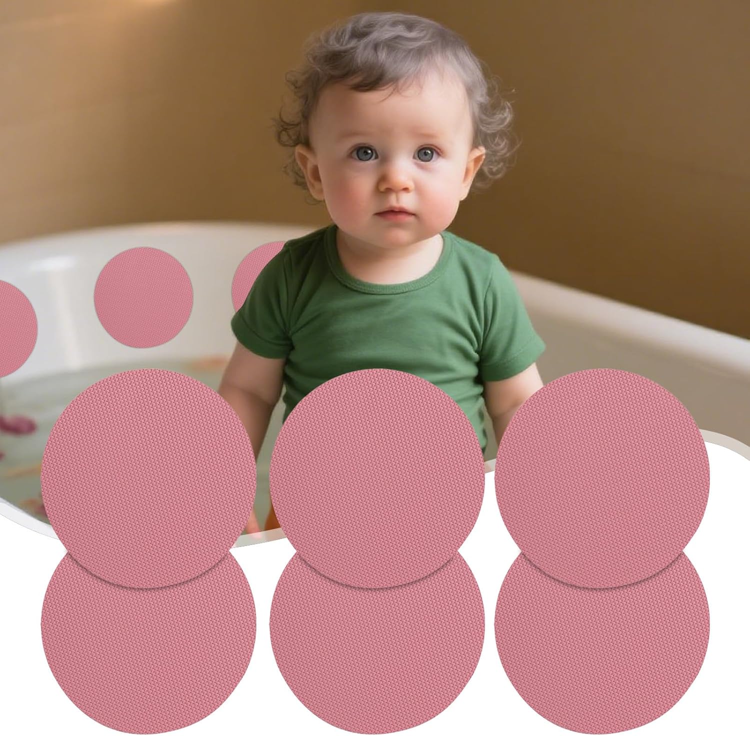 Round Anti-Slip Sticker for Bathtub Safety