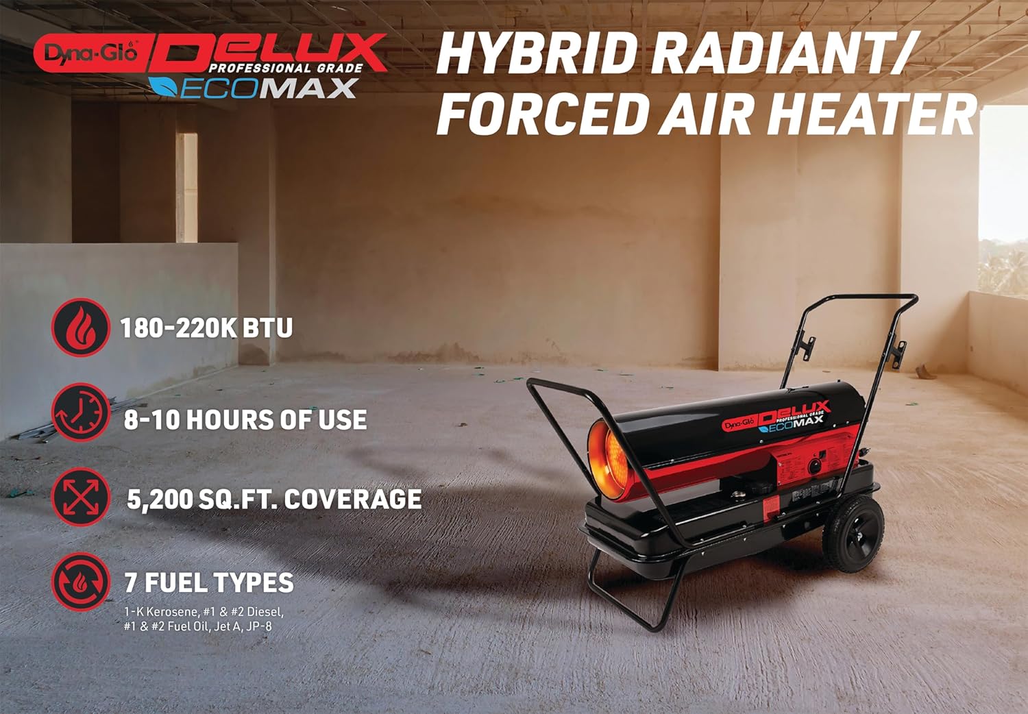 Dyna-Glo Delux 220000 BTU Kerosene Heater
