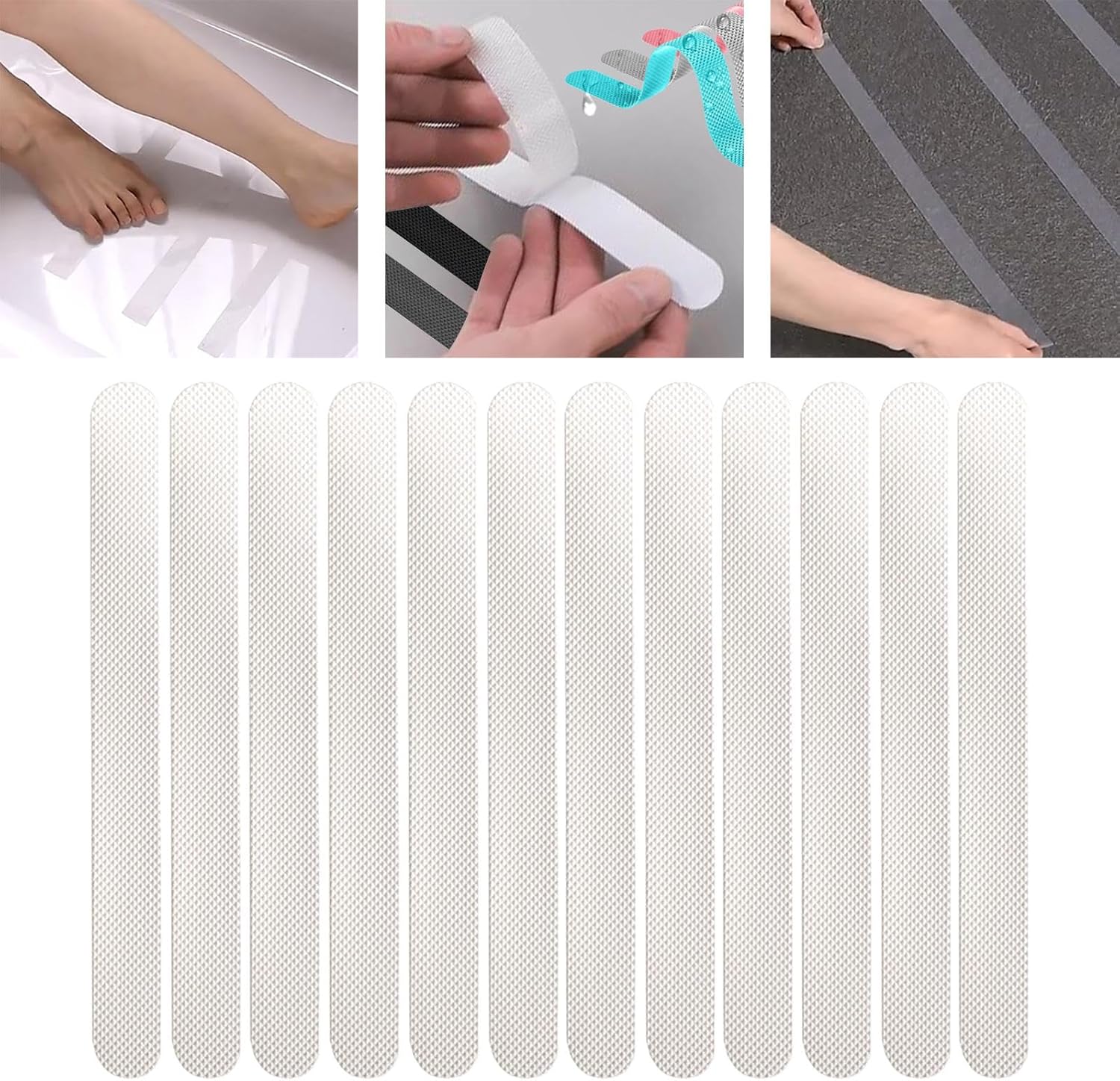12 Piece Non Slip Stickers for Bath Tub and Shower Stalls