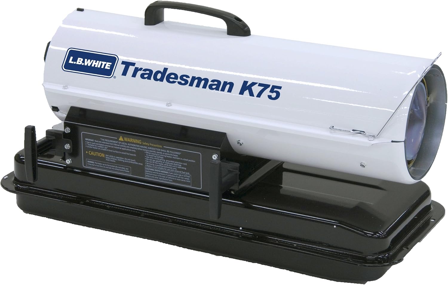LB White K75 Kerosene Torpedo Heater 75000 BTUH