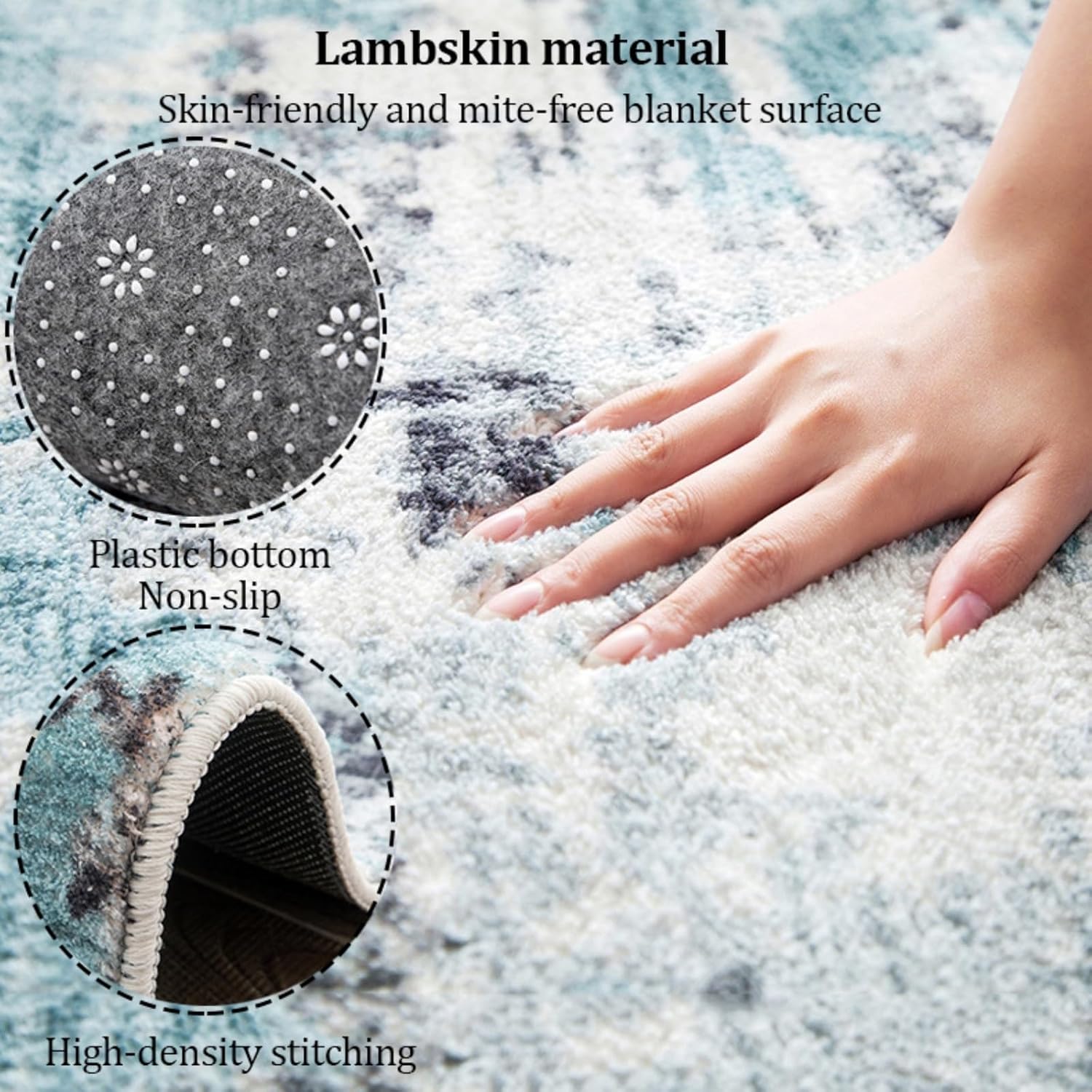 Dalumian Heated Floor Mat - Electric Carpet for Home Bedroom