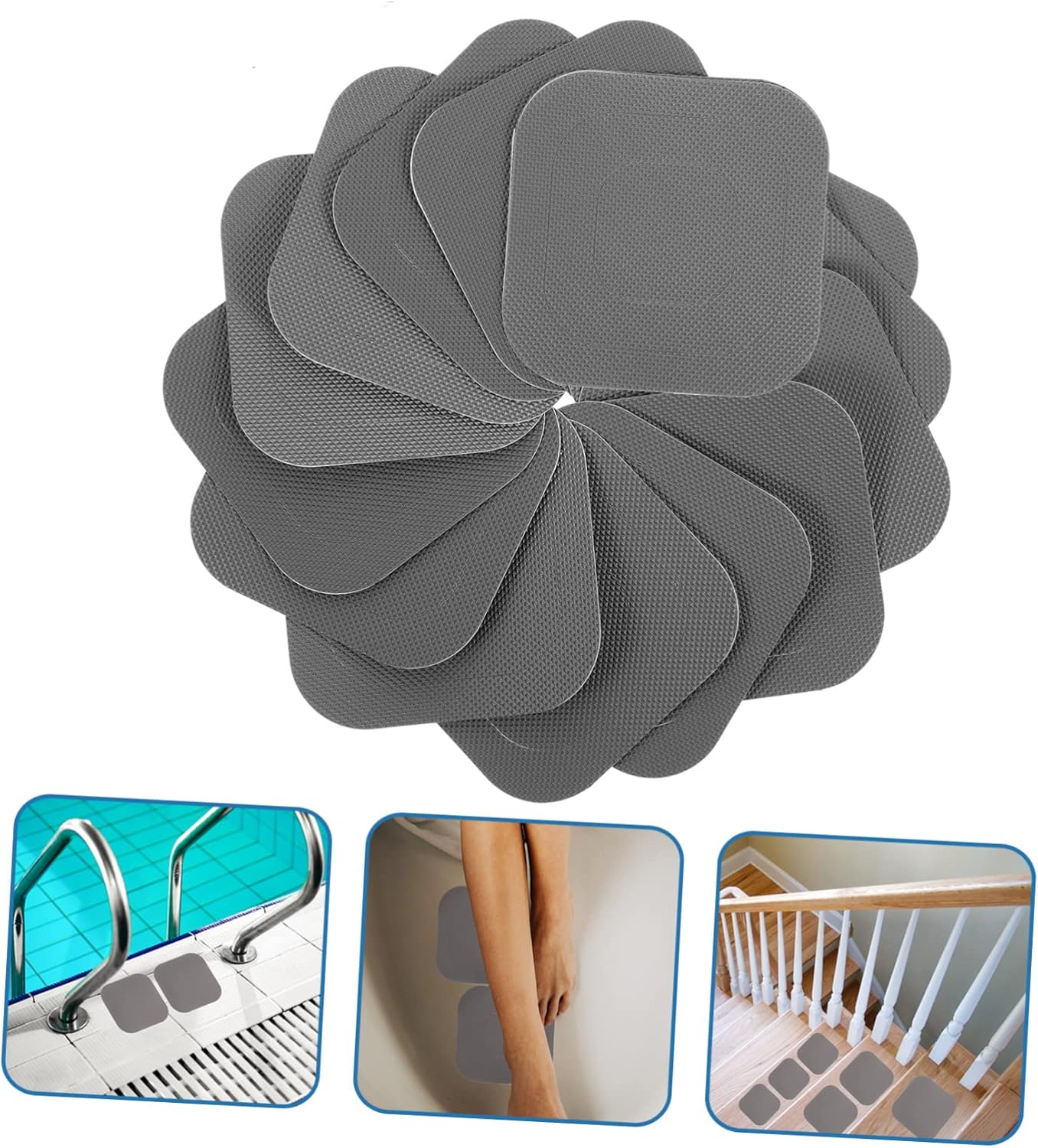 Zerodeko Non-Slip Bath Floor Stickers
