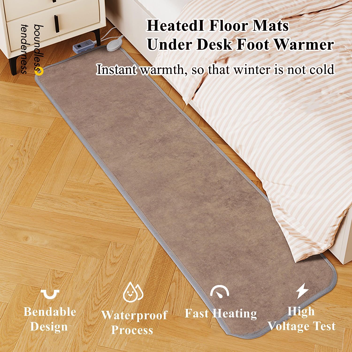 WTTTTW Graphene Heated Carpet 150x200cm