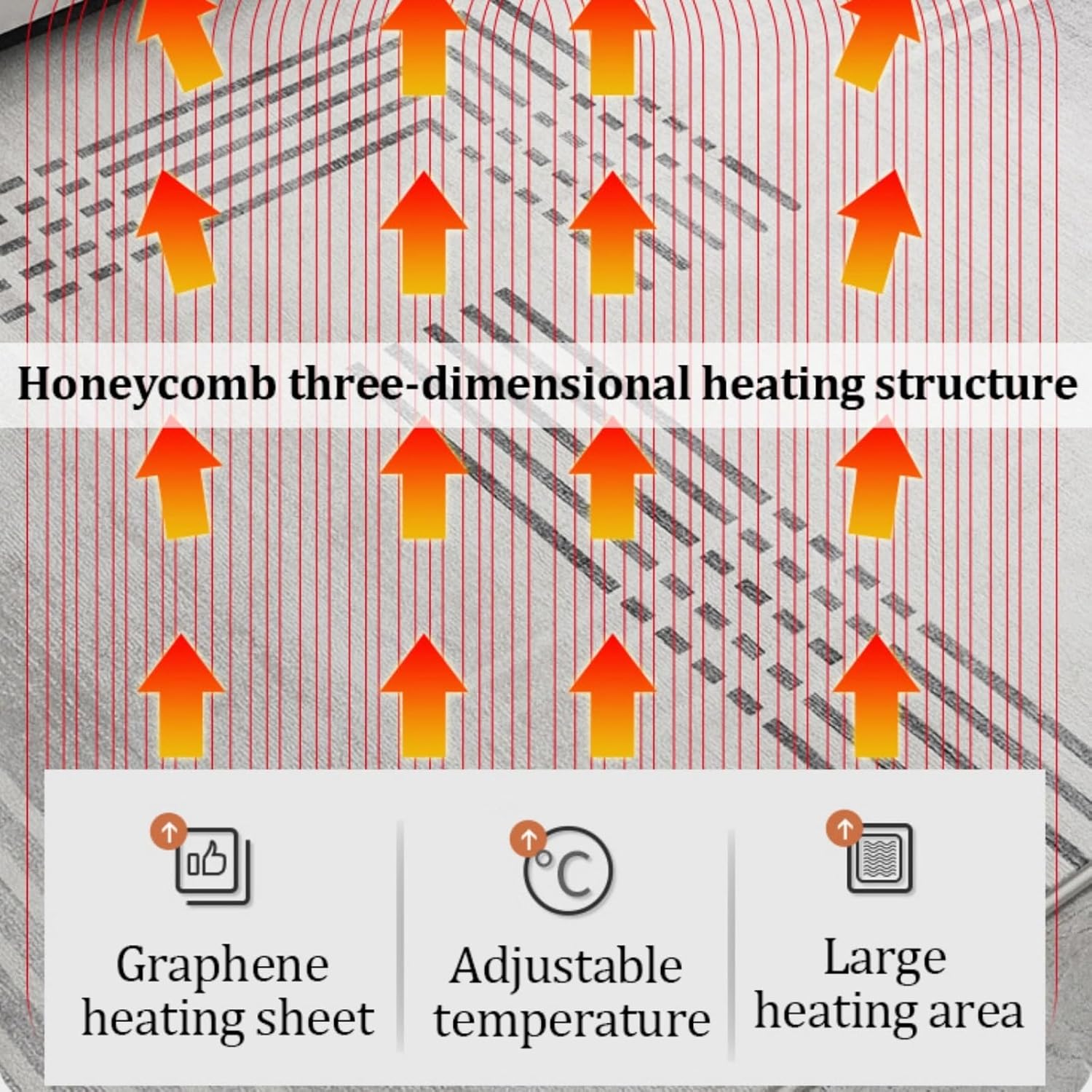 Dalumian Heated Floor Mat - Electric Carpet for Home Bedroom