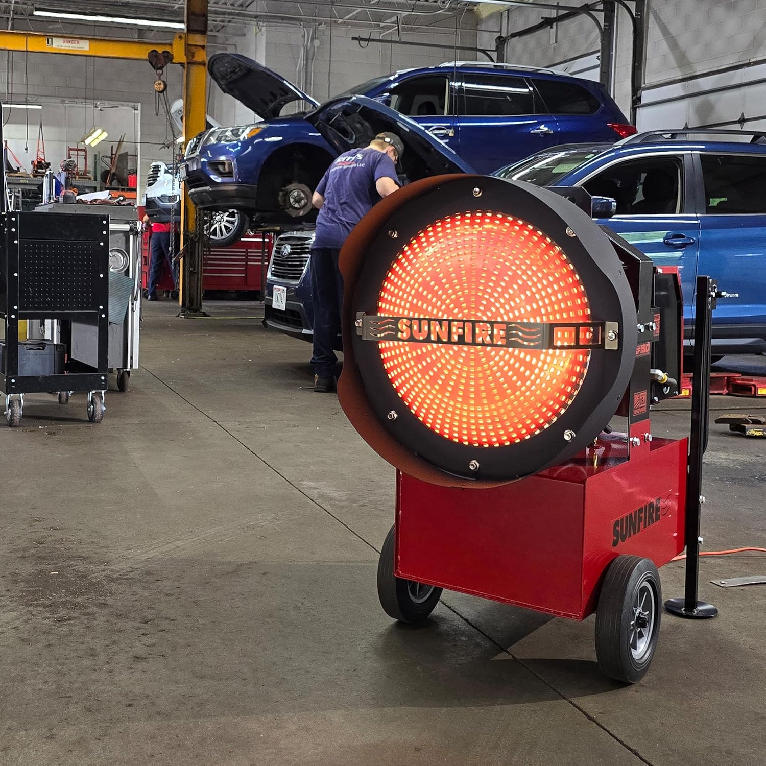 Sunfire Radiant Heater SF150 - 150000 BTUs Kerosene Diesel Industrial Space Heater